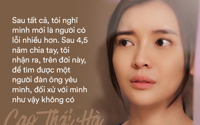 Cao Thái Hà: Tôi ân hận vì đã không tha thứ cho bạn trai dẫn tới chia tay
