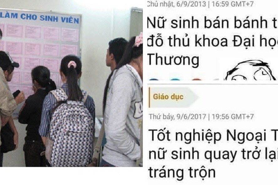 Thực hư thông tin nữ sinh đỗ thủ khoa Ngoại thương đi bán bánh tráng trộn