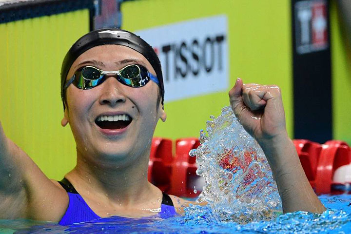 Nữ kình ngư 18 tuổi giành ba HC vàng, phá ba kỷ lục Asiad