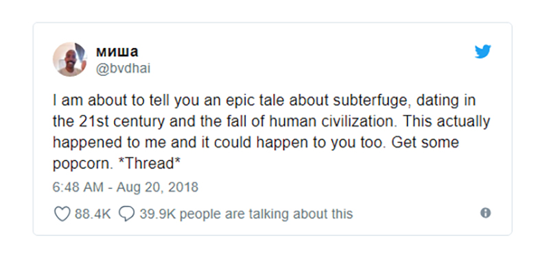 Mỹ: Tin vào nàng thơ trên Tinder, mấy trăm anh đàn ông bị lừa gặp nhau giữa quảng trường