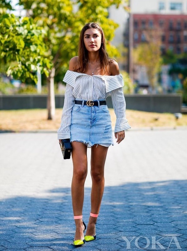 3 cách mix áo trễ vai với chân váy đẹp chất ngất cho quý cô sành điệu xuống phố