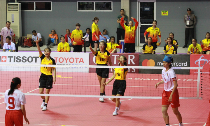 Cầu mây nữ Việt Nam loại chủ nhà Indonesia, vào bán kết Asiad