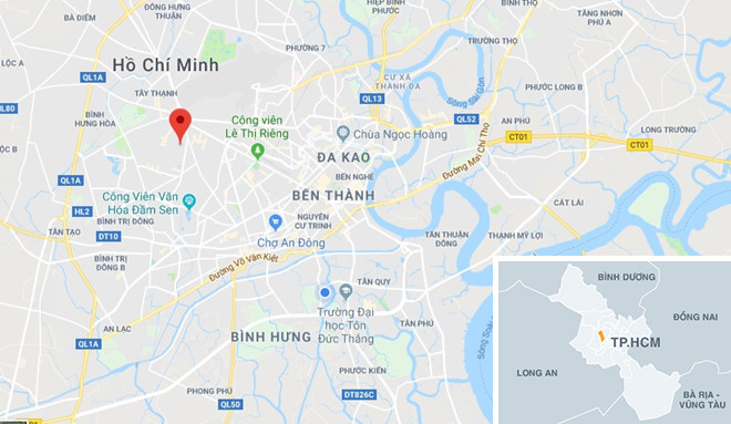 Cháy xe khách ở Sài Gòn, nhiều người hốt hoảng tháo chạy