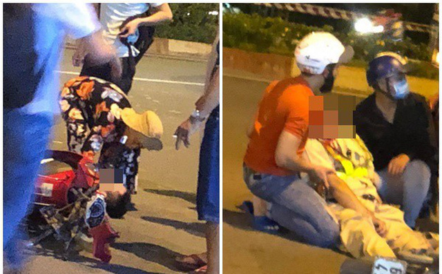 Clip: Bắt xe vi phạm trên làn ô tô, CSGT bị tông và kéo lê trên đường