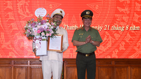 Thiếu tướng Nguyễn Hải Trung làm Giám đốc Công an tỉnh Thanh Hóa