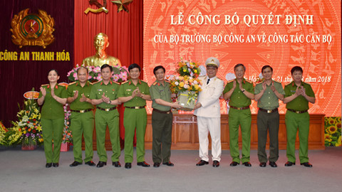 Thiếu tướng Nguyễn Hải Trung làm Giám đốc Công an tỉnh Thanh Hóa