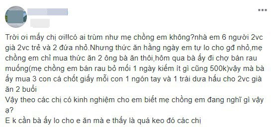 Nàng dâu ăn riêng vẫn chê mẹ chồng keo, cả ngày ăn 3 con cá bằng ngón tay, nhưng cách xưng hô của cô ấy mới đáng chú ý