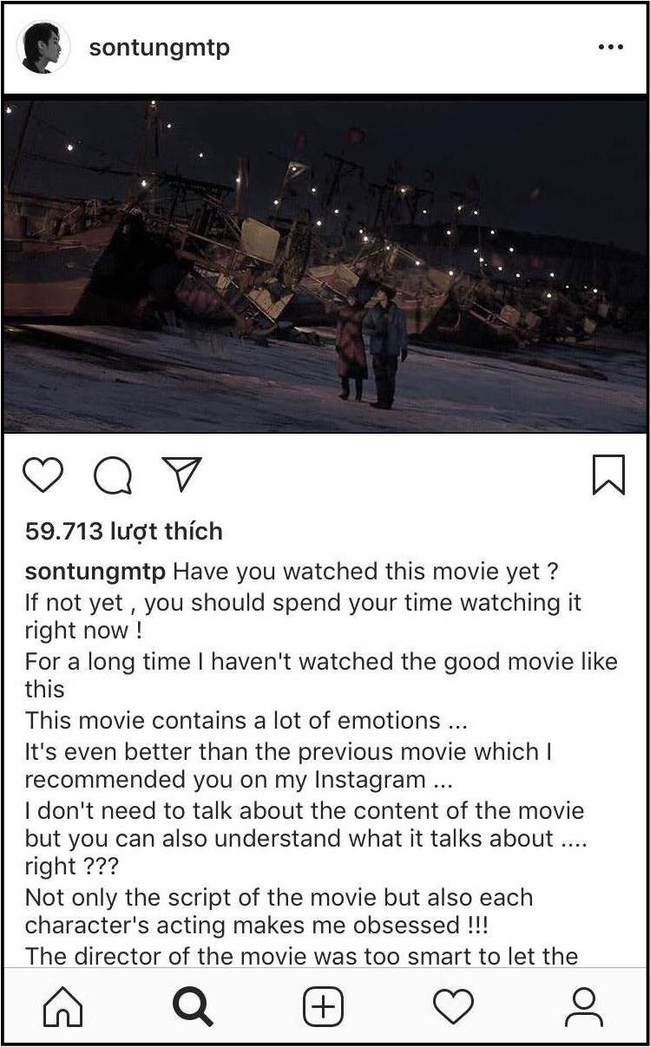 Lần đầu tiên viết status dài ngoằng bằng tiếng Anh, Sơn Tùng khiến fan lập tức rủ nhau đi học ngoại ngữ