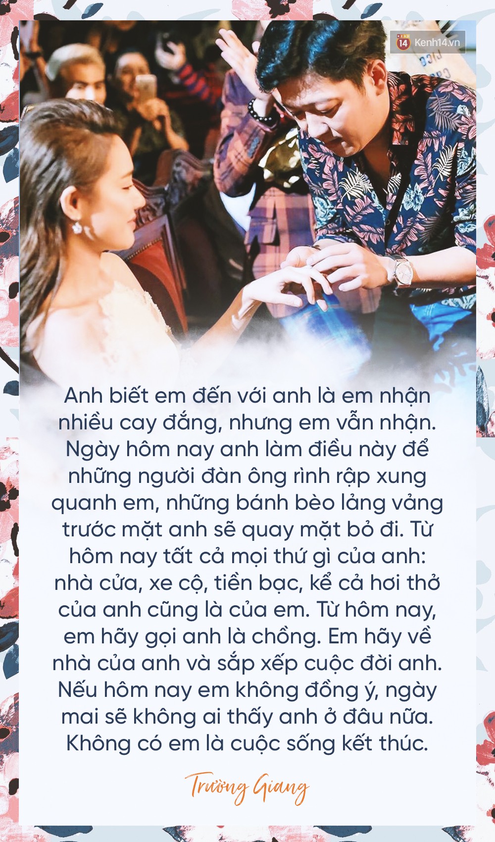 Trước khi về một nhà, Trường Giang đã từng dành cho Nhã Phương những câu nói đậm chất ngôn tình thế này đây!