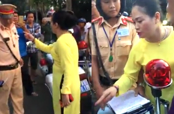 Chồng lái ô tô quá tốc độ bị thổi phạt, vợ chửi CSGT Bà Rịa - Vũng Tàu là chó