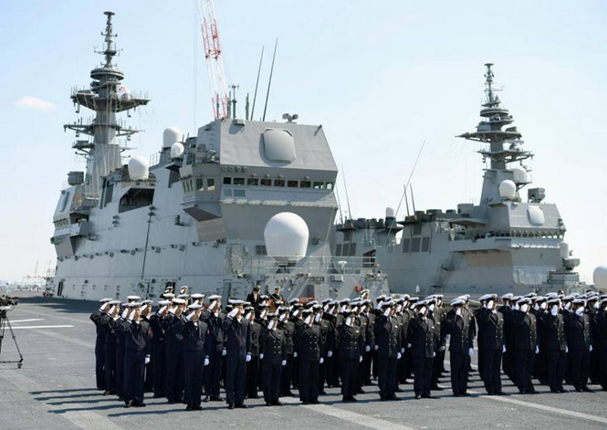 Nhật sẽ điều 3 khu trục hạm đến Biển Đông