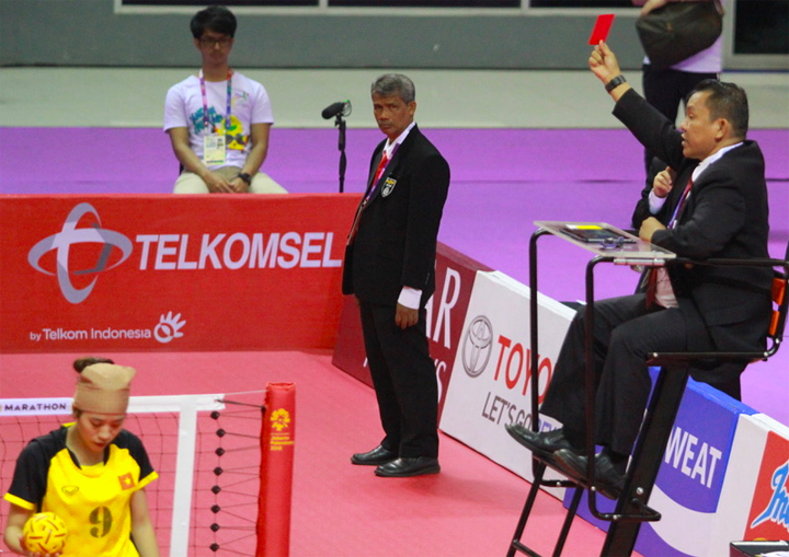 Cầu mây nữ Việt Nam bị xử ép ở bán kết Asiad