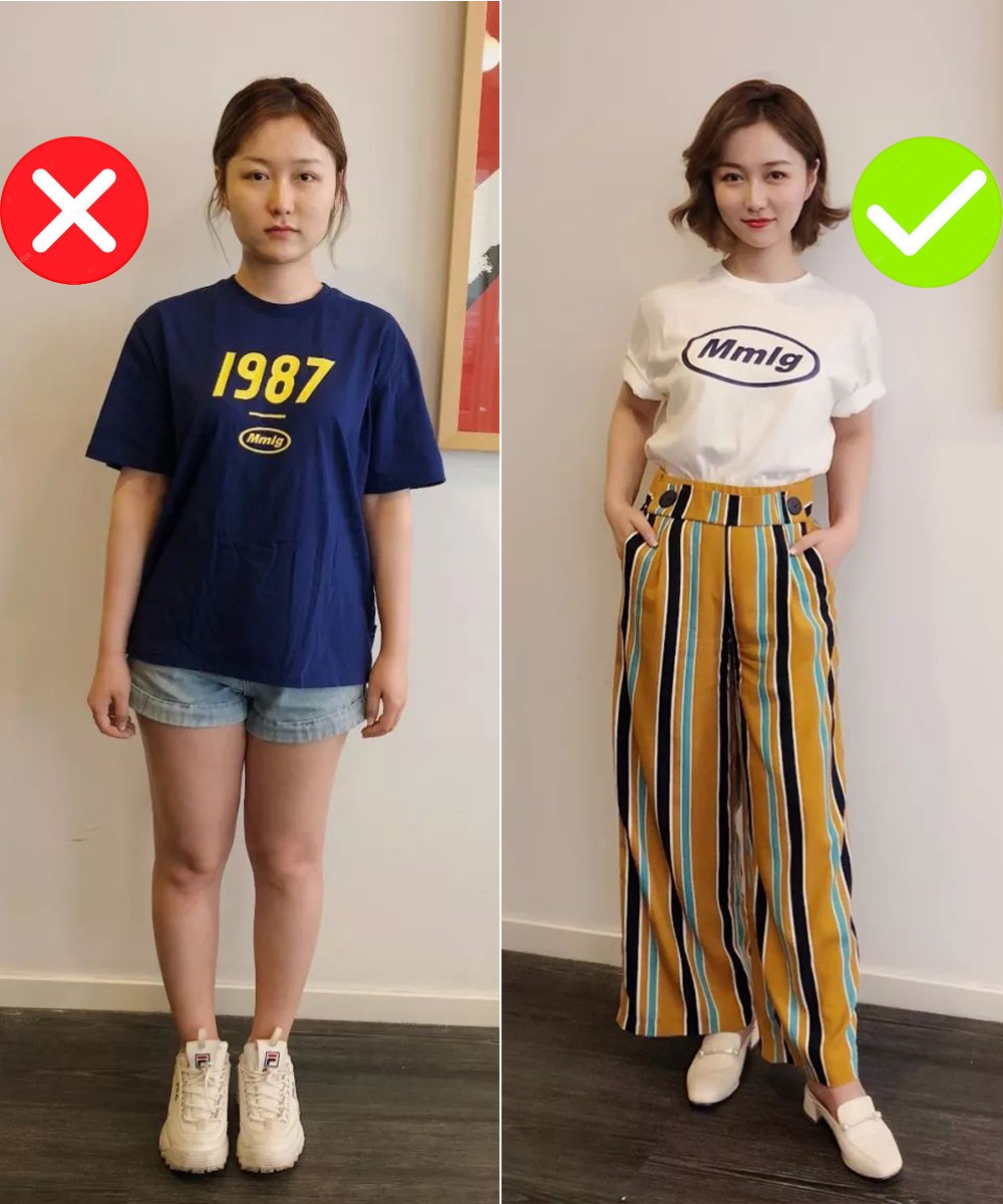 Gợi ý trang phục cho nàng đùi to, dáng thấp