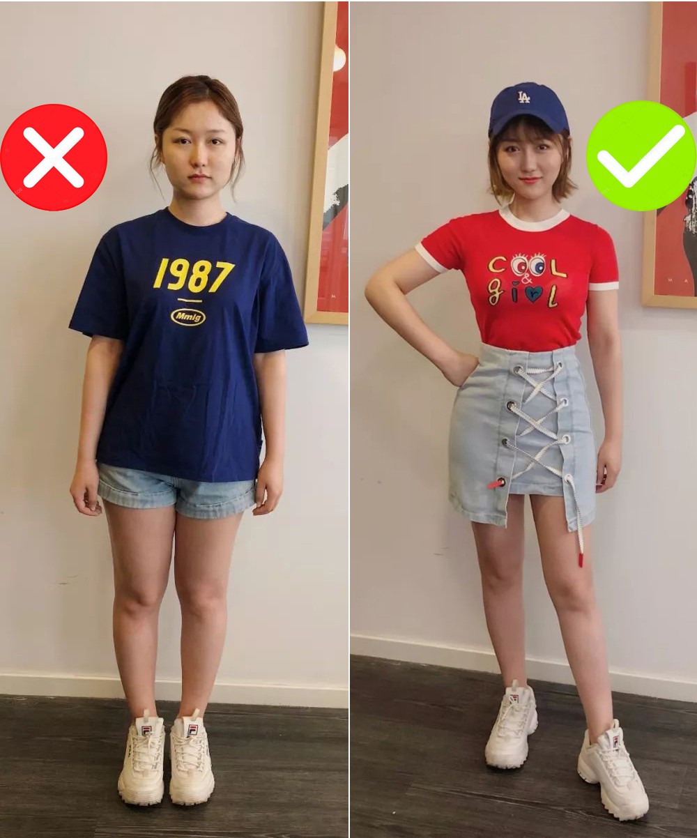 Gợi ý trang phục cho nàng đùi to, dáng thấp