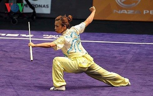 Hoàng Thị Phương Giang giành HCĐ Wushu tại ASIAD 2018