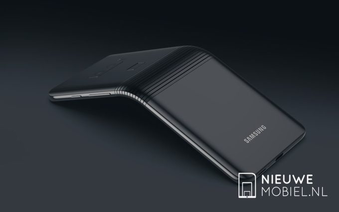 Ý tưởng Galaxy Note9 có thể gập đôi