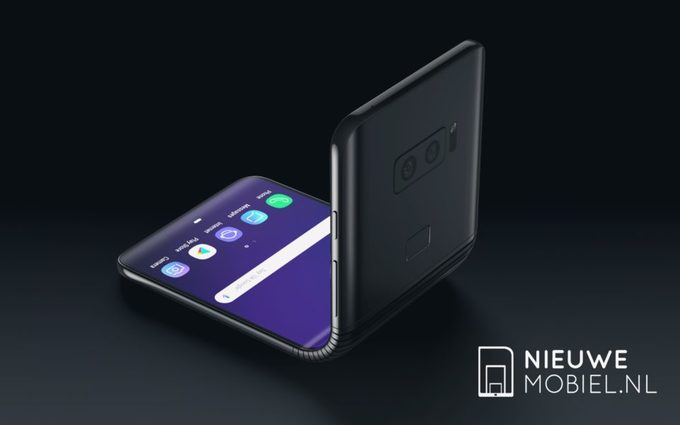 Ý tưởng Galaxy Note9 có thể gập đôi