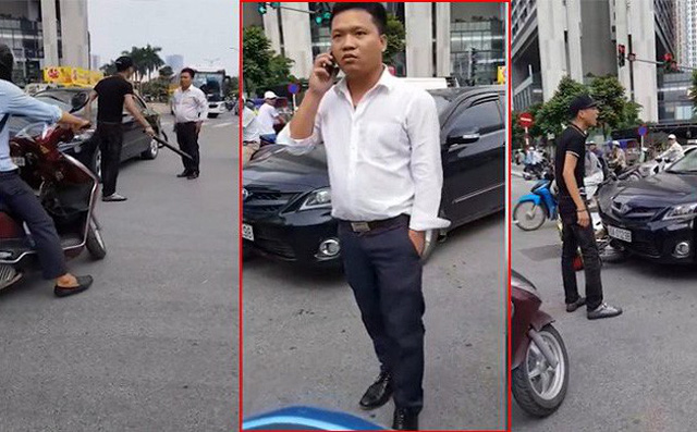 Sự thật thông tin tài xế ô tô bị đánh trên phố Hà Nội là công an