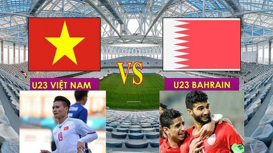 Tối nay 23-8, trận Olympic Việt Nam-Bahrain phát trên kênh nào của VTV?