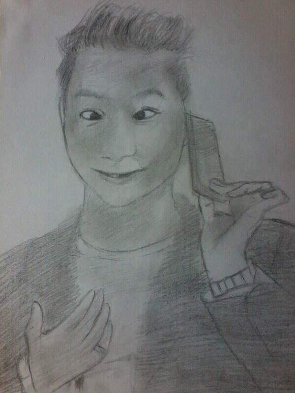 Bức tranh Sơn Tùng do fan có tâm vẽ tặng khiến Sky không nhận ra nổi thần tượng