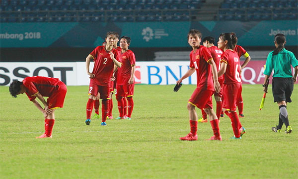 Nữ Việt Nam lỡ hẹn bán kết Asiad