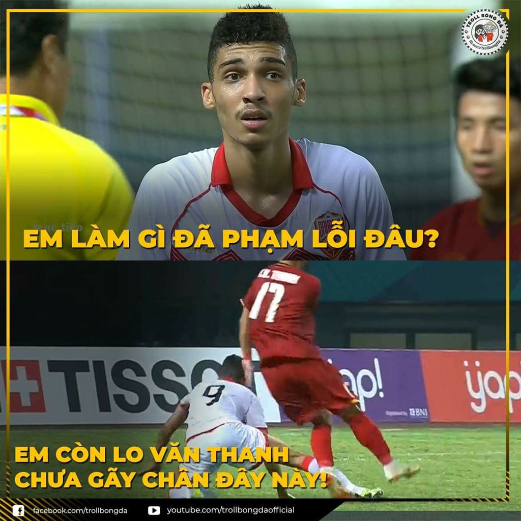 Ảnh chế khen ngợi Công Phượng sau bàn thắng trước Olympic Bahrain