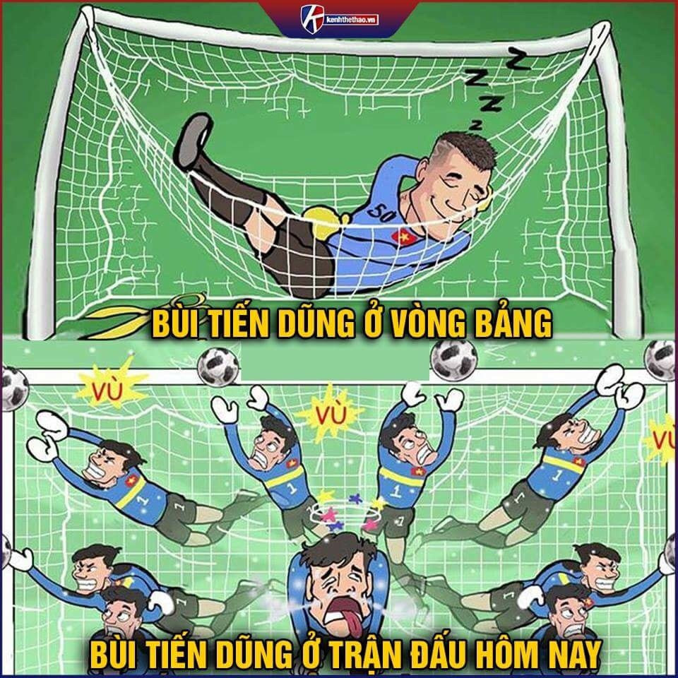 Ảnh chế khen ngợi Công Phượng sau bàn thắng trước Olympic Bahrain