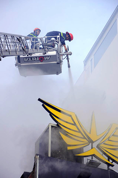 Cháy quán bia ở trung tâm Đà Lạt, nhiều du khách tháo chạy