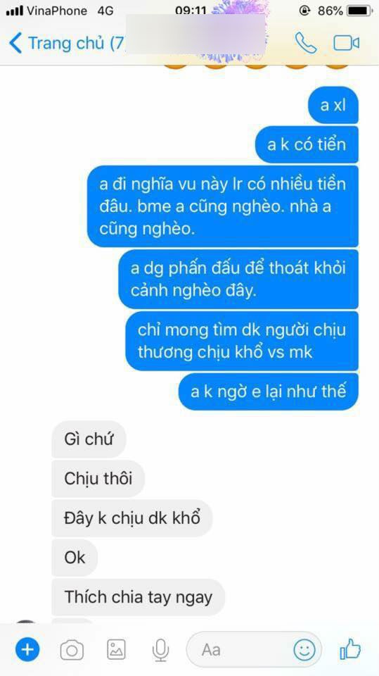 Cô gái bị ném đá vì chê bạn trai nghèo: Trong túi có 350 nghìn mà cũng rủ đi chơi, anh không thấy ngại à?