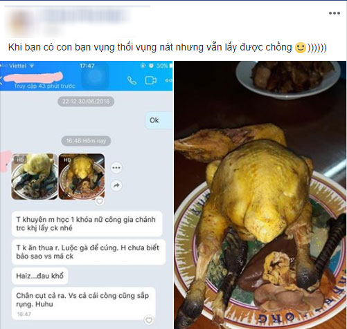 Bày biện món gà luộc rụng tứ chi cúng rằm tháng 7, nàng dâu mới bối rối không biết nói sao với mẹ chồng