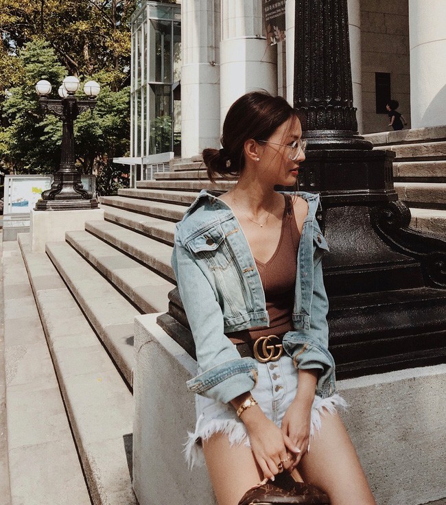 Mặc đồ cũ mà như mới với 15 tuyệt chiêu mix layer từ loạt item có sẵn như áo phông, quần shorts, áo hai dây...