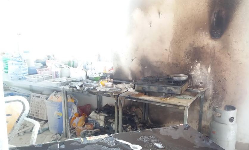 Căng tin Trường Đại học Cửu Long bất ngờ phát hỏa