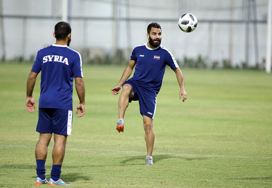 Syria tập kín trước khi quyết đấu Việt Nam