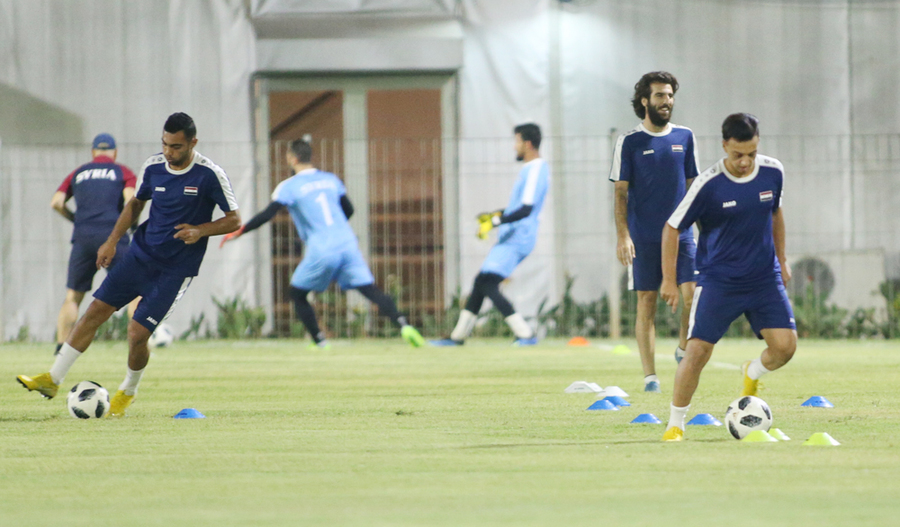 Syria tập kín trước khi quyết đấu Việt Nam
