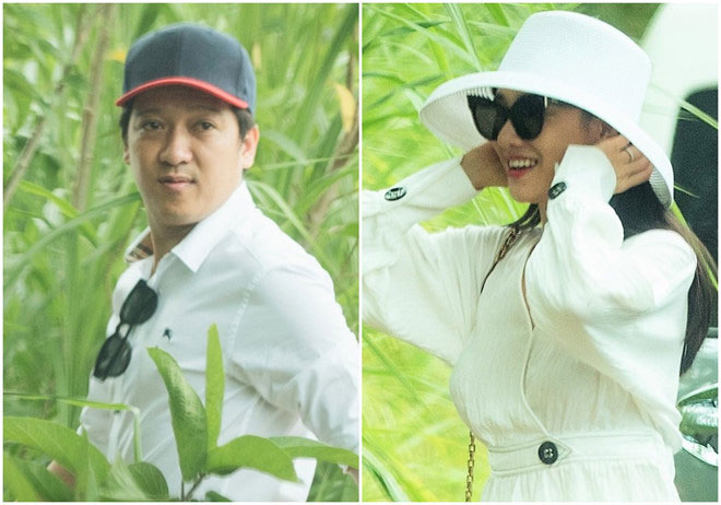 Ảnh Trường Giang, Nhã Phương bên gia đình ở lễ đính hôn