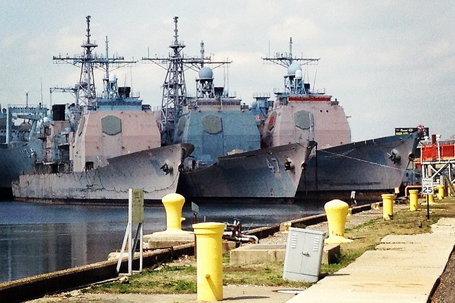 [ẢNH] Dấu hiệu Hải quân Mỹ sắp gọi tái ngũ 5 tuần dương hạm Ticonderoga đã nghỉ hưu?