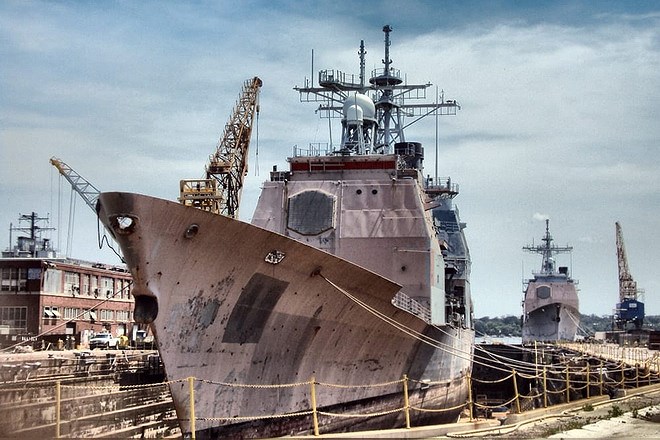 [ẢNH] Dấu hiệu Hải quân Mỹ sắp gọi tái ngũ 5 tuần dương hạm Ticonderoga đã nghỉ hưu?