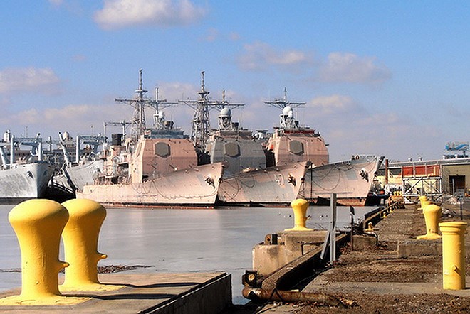 [ẢNH] Dấu hiệu Hải quân Mỹ sắp gọi tái ngũ 5 tuần dương hạm Ticonderoga đã nghỉ hưu?