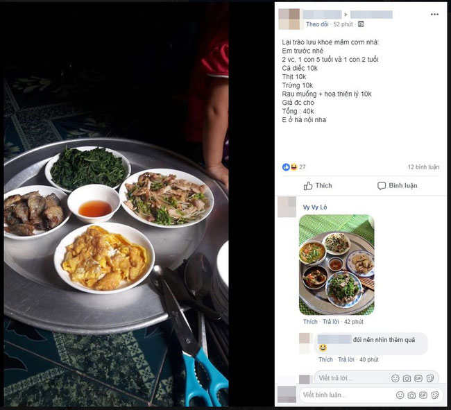 Khoe mâm cơm trưa giá 40.000 đồng cho nhà 4 người, hội chị em không chỉ khen rẻ mà còn chăm chăm vào điều này