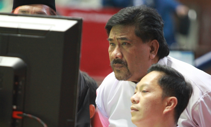 Võ sĩ pencak silat: Đánh trúng giáp đối thủ mà không có điểm