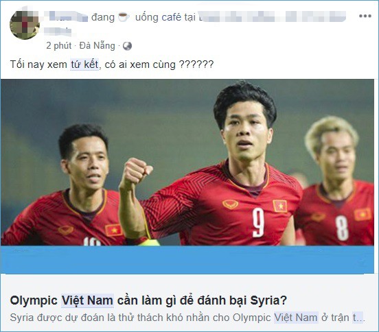 Gần giờ thi đấu Tứ kết ASIAD, cộng đồng mạng nô nức như trẩy hội, khoe đủ cách để cổ vũ đội tuyển Việt Nam