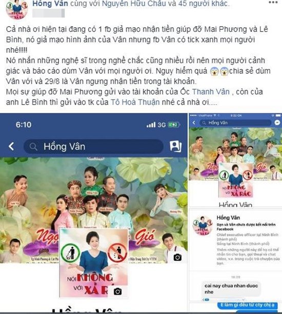 Đàm Vĩnh Hưng về tận nhà kẻ giả mạo Facebook để lừa tiền ủng hộ Mai Phương