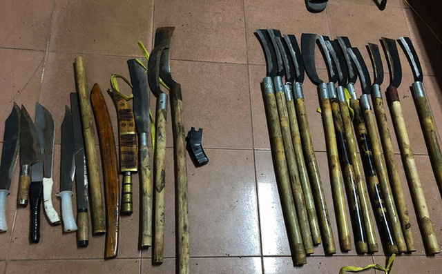 Ngăn chặn hàng chục thanh niên vác mã tấu chuẩn bị hỗn chiến ở Lâm Đồng