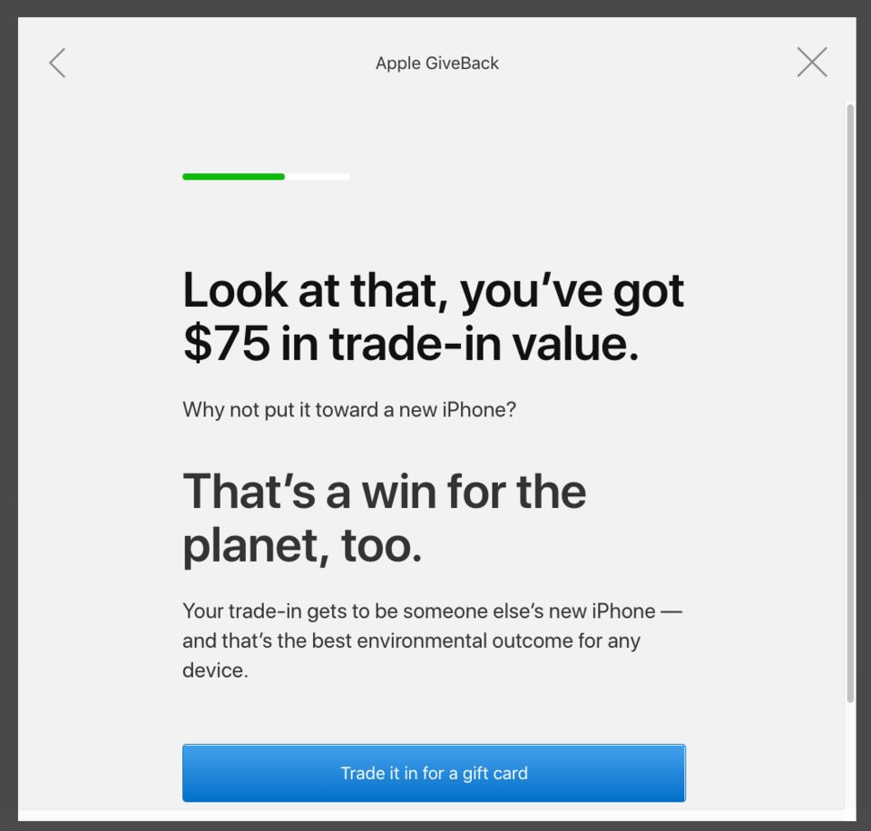 Apple thâu iPhone cũ giá 290 USD trong 30 phút