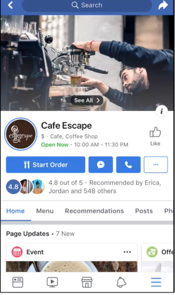 Facebook cập nhật bản mới - nền tảng giao tiếp tương lai