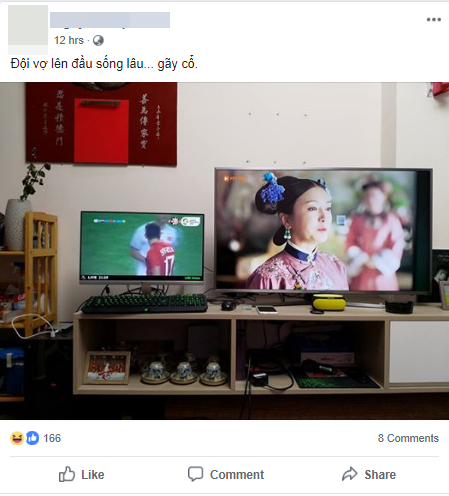 Khi chồng muốn cổ vũ cho Olympic Việt Nam nhưng vợ lại nghiền Diên Hy Công Lược thì đây chính là phương pháp vẹn cả đôi đường