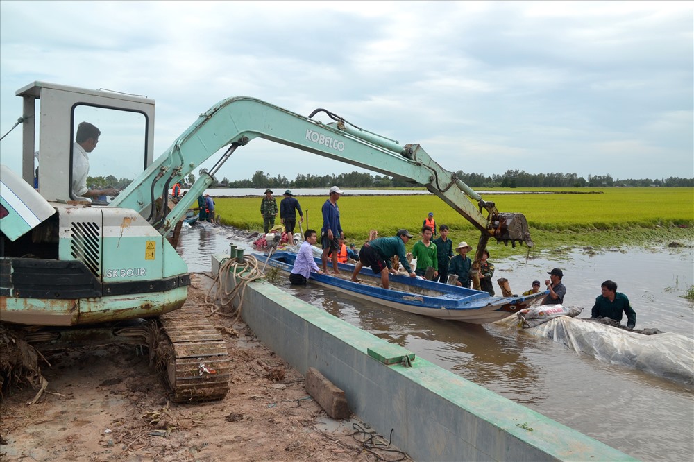 An Giang: Xả đập Tha La, Trà sư sớm 3 ngày vì áp lực nước lũ lên nhanh