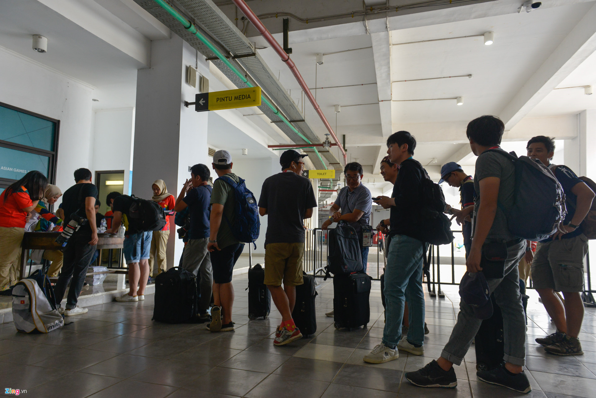 Cảnh sát bảo vệ trận bán kết giữa Olympic Việt Nam và Hàn Quốc