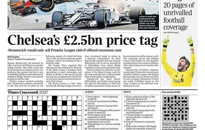 Chelsea có giá 2,5 tỷ bảng: Thực hư vụ đào tẩu của Abramovich