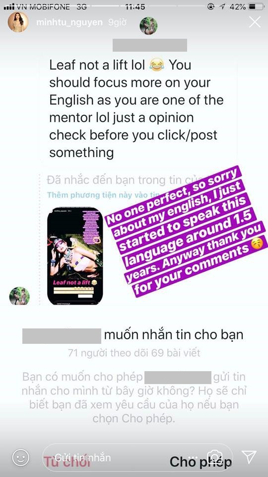 Asias Next Top Model: Minh Tú thẳng thắn xin lỗi khán giả vì nhầm chiếc lá thành thang máy